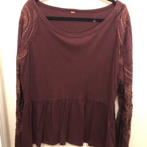 Free People long sleeve top